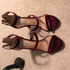 Maroon heels